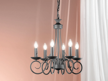 BEATRICE 6/8 - Metal chandelier by Fan Europe Lighting - view 2